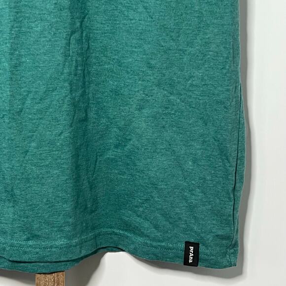 Prana Mens Green Short Sleeve T Shirt Size Medium - Picture 3 of 7